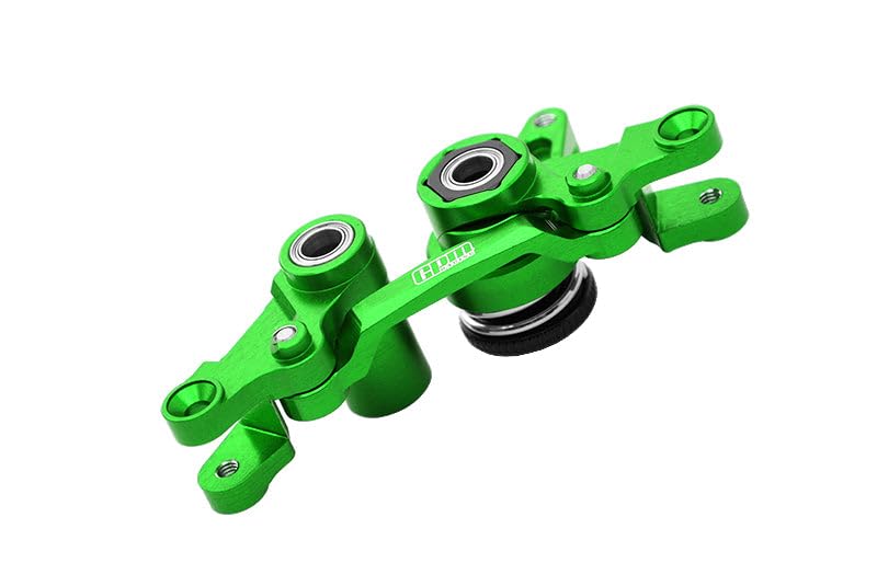 GPM Aluminium 7075 Alloy Front Steering Assembly For Traxxas 1:7 XO-01/1:10 Rustler/Hoss/Slash/Ford F-150 / Drag Slash/Ford Fiesta/Stampede/Bandit Upgrade Parts - Green