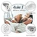 HDSMNGY 4 in 1 Anti snoring Devices,2024 New Atomization snoring Solution,Right Amount Fog,Adjustable Wind Force Sleep Apnea Devices for Comfortable Sleep (Size Adjustment), White