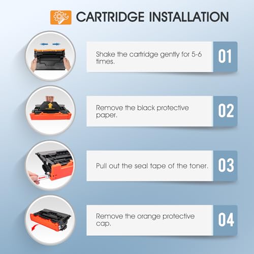 Image of CF237A 37A Black Toner Cartridge 2-Pack CF237A 37X CF237X M607 M608 M609 | Compatible for HP 37A CF237A LaserJet Enterprise M607n M607dn M608n M608dn M608dh M608x M631 M632 M633 Series Printer Ink