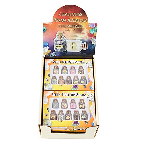 Adanse Set di 9 mini bottiglie Gemstone Wishing