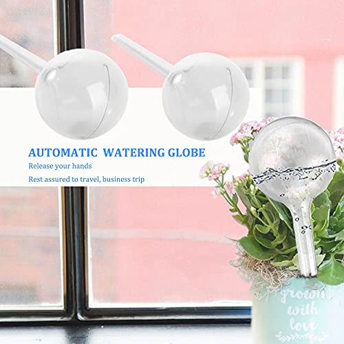 10 Pcs Plant Watering Globes,Clear Automatic Watering Bulbs,Plastic Garden Water Device For Plants,Water Drip Irrigationdevice Watering System #TOP4