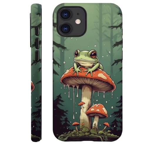 Coque antichoc pour iPhone 12 motif forêt - Protection hybride double couche robuste