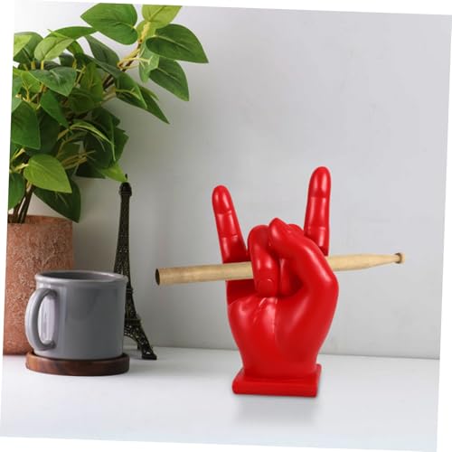 Soporte para baquetas de batería, resistente y ligero, diseño práctico para almacenamiento conveniente en escritorios y estantes, para músicos miniatura 5