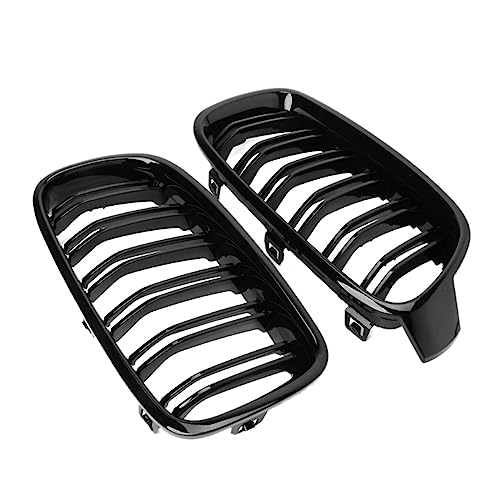 Grille d'aération avant noir brillant style sport pour BMW Série 3 F30 F31
