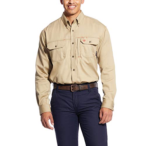 Image of Ariat Men's Big and Tall Flame Resistant Work Shirt