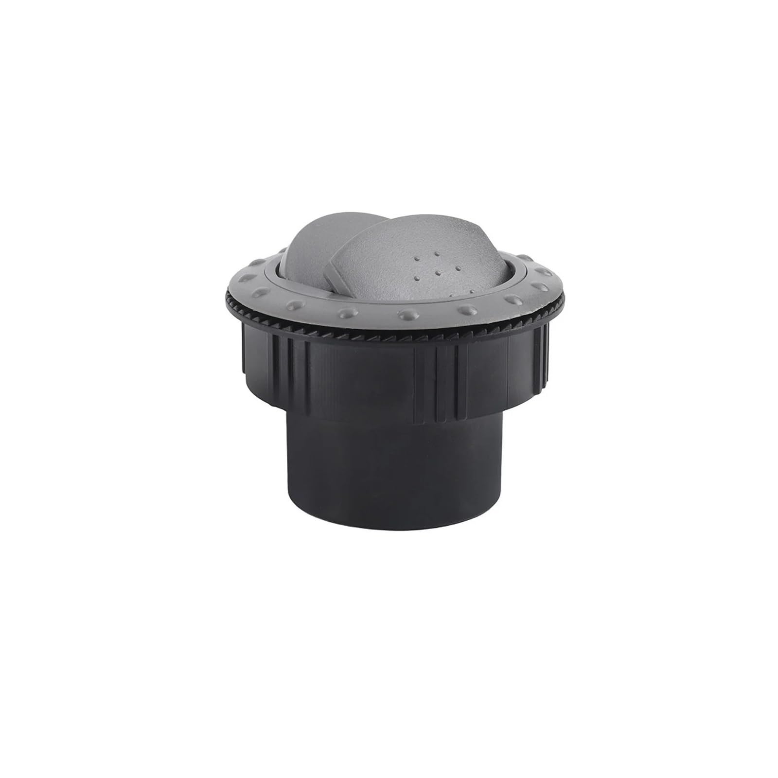 A/C Outlet Air Conditioning Vent For Bus RV Camper ATV A/C Rotatable Air Vent Outlet Round Air Conditioning Vent Car Air Conditioner Outlet(Grey)