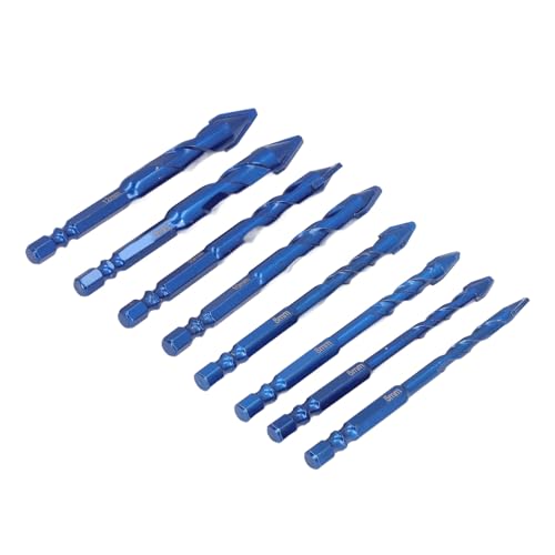 Hirelax ���ΐS�؍ރh�����r�b�g�Z�b�g 8���� �n�C�X�|M35 �Z�p�K���X�^�C�������p 4�T�C�Y(6mm 8mm 10 12) �d���h�����Ή� ����h�~���H