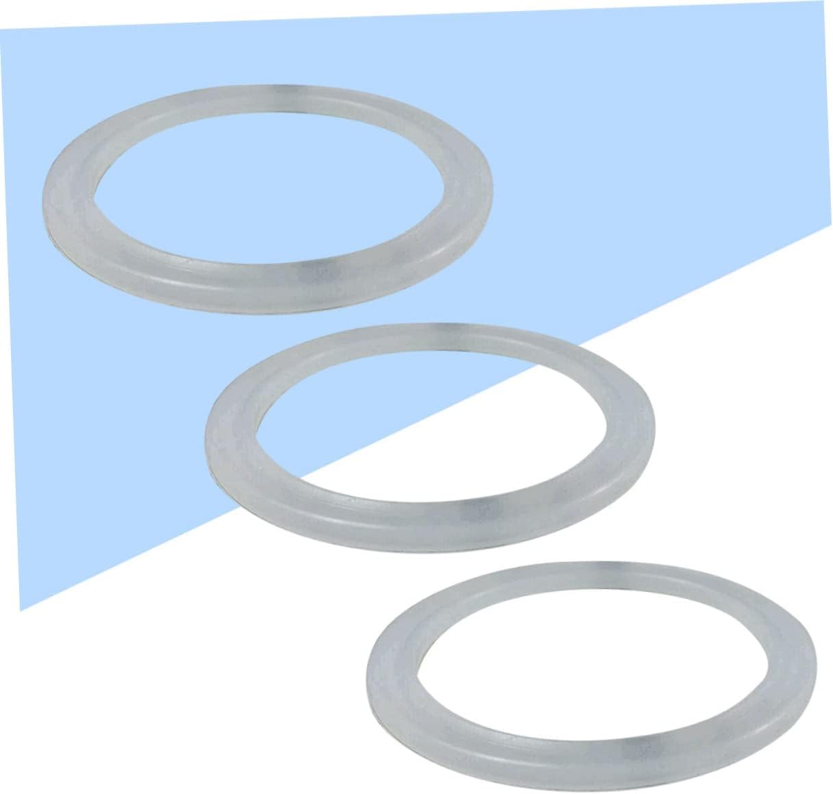 ABOOFAN 12pcs Silicone Seal for Insulated Cup Lids Replacement Sealing Gaskets Easy to Clean for Health Fits Outer Diameter Inner Diameter White