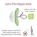 MAM Perfect Night Baby Pacifier, Patented Nipple, Glows in The Dark, 2 Pack, 0-6 Months, Girl, Designs May Vary