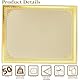 QOWIJEX 4 Blätter A4 Zertifikat Innenseiten Papier Goldenes Urkundenpapier Druckerpapier Goldfolie Urkunden Blanko Zertifikat Leer Zertifikatpapier Goldrand Klebstoff Bronzieren