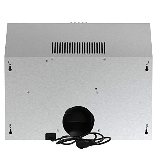 Campana-Extractora-con-Visera-3-Yelocidades-Ventilacion-Superior-y-Trasera-2016-m-h-595-cm-de-Ancho-Filtro-de-Carbon-Activo-Acero-Inoxidable-Extractor-de-Recirculacion-y-Conductos Campana-Extractora-con-Visera-3-Yelocidades-Ventilacion-Superior-y-Trasera-2016-m-h-595-cm-de-Ancho-Filtro-de-Carbon-Activo-Acero-Inoxidable-Extractor-de-Recirculacion-y-Conductos