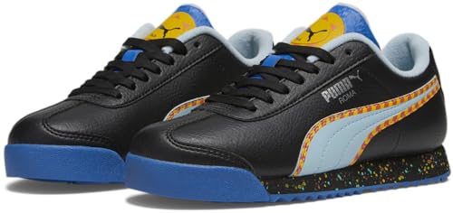 Puma - Juniors Roma Pinball Shoes, Color Puma Black/Aquamarine/Victoria Blue, Size: 7 M US Big Kid2