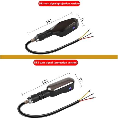 Luces intermitentes para motocicleta con lámpara de proyección color 6