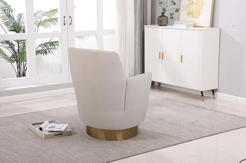 Sillón Barrel Plegable Beige miniatura 5