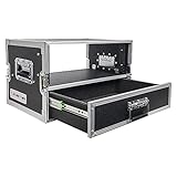 Sound Town 4U Rack Case with 2U Rack Drawer for 19