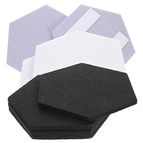 Kisangel 12 paneles acústicos hexagonales con gancho y bucle para insonorización y reducción de ruido miniatura 1