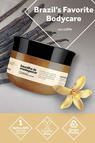 Linha Nativa Spa (Baunilha de Madagascar) Boticario Acucar Esfoliante 200g - (Boticario Nativa Spa Collection Madagascar's Vanilla exfoliating sugar 7.0 oz)