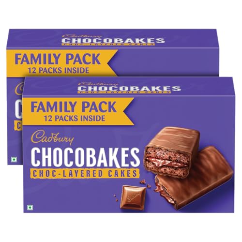 Cadbury Chocobakes ChocLayered Cakes, 228 g (Pack of 2) (B0D2DKCHLF) Amazon Price History, Amazon Price Tracker
