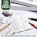 Qeeenar 12 Pcs Black Waterproof Pocket Notebook 3.2