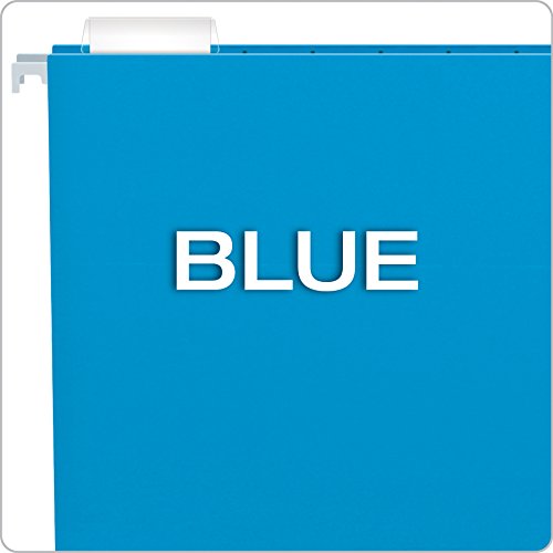 Pendaflex Recycled Hanging Folders, Legal Size, Blue, 1/5 Cut, 25/Bx (81623) #TOP2