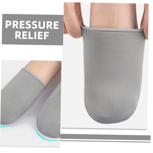 1 par de calentadores de dedos aislados de neopreno para ciclismo y deportes al aire libre, diseño de medio dedo para pie y calor para correr y estilos de vida activos miniatura 4