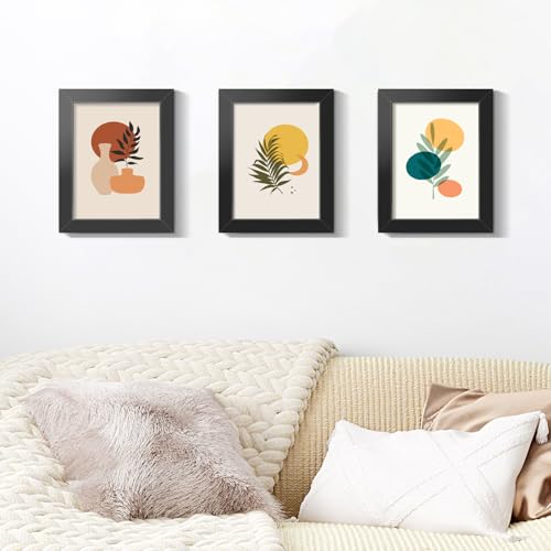 LaVie Home 4x5 Picture Frame for Wall Display, 4x5 Black Picture Frame with HD Plexiglas, 4 x 5 Frame 1 Pack, Display Frame for Vertical or Horizontal, Classic Collection