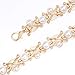 WHIPPY Metal Waist Chain Women Adjustable Body Link Pearl Belts Fashion Belly Jewelry for Jeans Dresses Gold