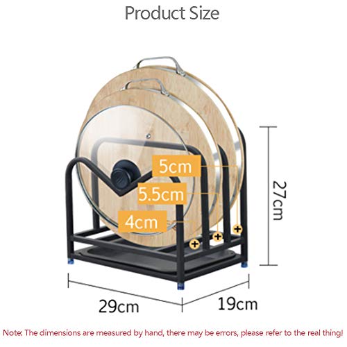 Rack pot en acier inoxydable et support de planche pour cuisine