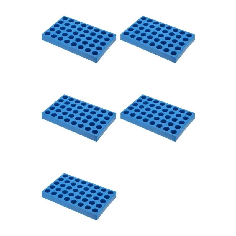 Reagenzglasständer Xpcs Fläschchenständer for Autosampler-Fläschchen, Tabletthalter, stapelbares 40-Well-Reagenzglas, 20 ml, blau
