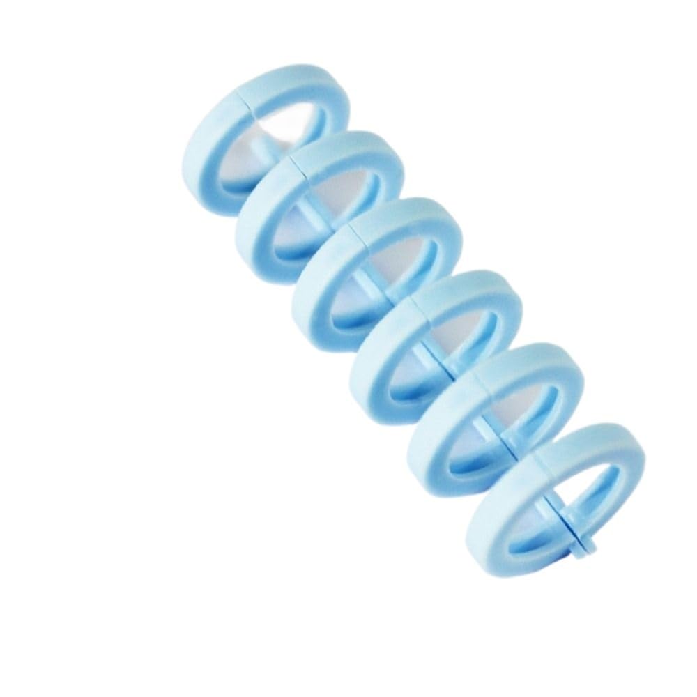 Dos de reliure à feuilles mobiles, Anneaux de reliure multicolores à feuilles de 12 mm, 50 pièces