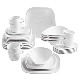 KAHLA 150858A90015C Elixyr - Vajilla cuadrada para 6 personas (porcelana, 30 piezas)