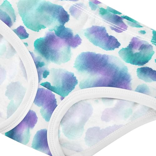 Joisal Chic Soft Spots Pastel Panties for Girl Toddlers Underwear Floral Cotton Flower Undies Kids Briefs 2t4