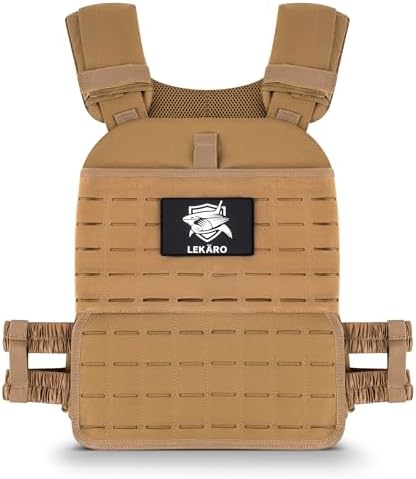 Adjustable Weighted Vest, Tactical Weight Vests for Men and Women, Body Weight Vest for Strength and Endurance Training, Fitness, Running, WODs