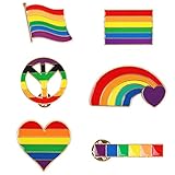 anstecker pins selber gestalten 【Premium Qualität】Unsere Regenbogen-Pin-Abzeichen sind aus Zinklegierung, gefüllt mit Emaille-Farben und Gold getrimmt, wiederverwendbar, verschleißfest, leicht, feine Verarbeitung und nicht leicht zu verblassen. Befestigen Sie die Brosche einfach an Ihrer Kleidung oder Ihrem Rucksack, je nach Bedarf.