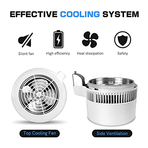 Distiller d'eau 2L en acier inoxydable 304 robuste avec arrêt automatique