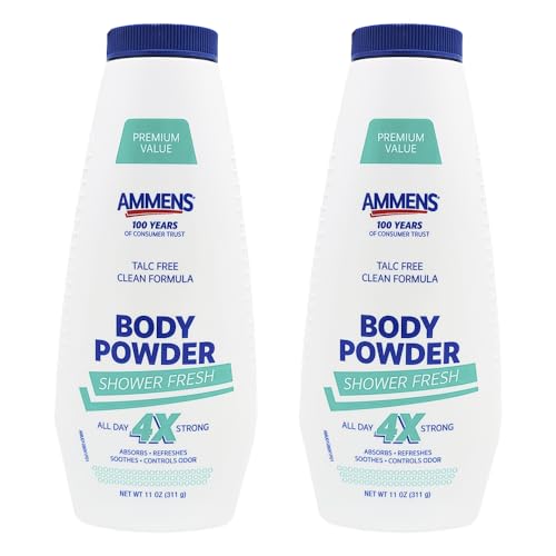 Image of Ammens Powder Shower Fresh 11 oz (Pack of 2)