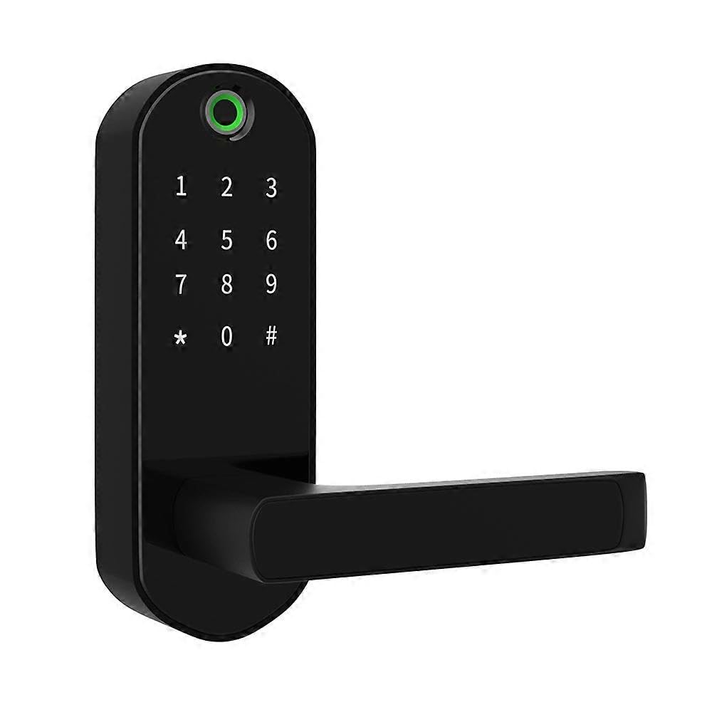 Joyhappst Image Color Biometric Fingerprint Door Lock Bluetooth Ttlock App, Digital Code Electronic Lock With Wifi Rfid Card Key