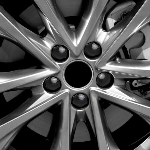 Acooruiteng Radschraubenkappen 17mm Radmutterkappen 17mm Universal Radbolzen Kappen für Radschrauben Wheel Nut Covers Radmutternkappen 17 mm mit Entfernung Werkzeug für Meisten Auto Schwarz 20 Stück