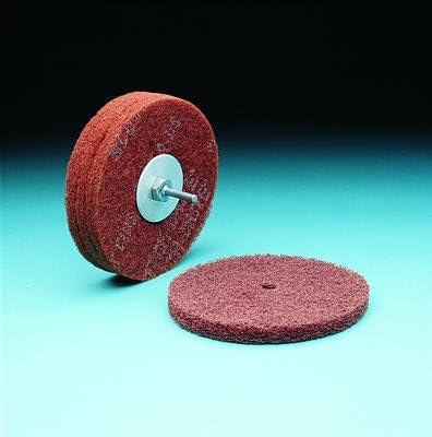 SCOTCH-BRITE HIGH STRENGTH DISC, HS-DC, A/O VERY FINE, 8 IN X 1/2 IN, 50 PER CASE