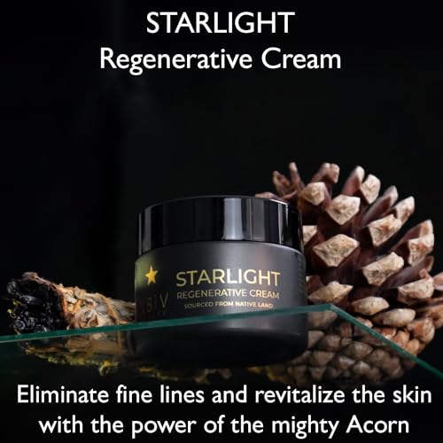 Starlight Regenerative Cream with Organic Acorn oil, Nourishing Copper Peptides- Repairs and Revitalizes Skin for a Youthful Glow (50ML) - Image 3