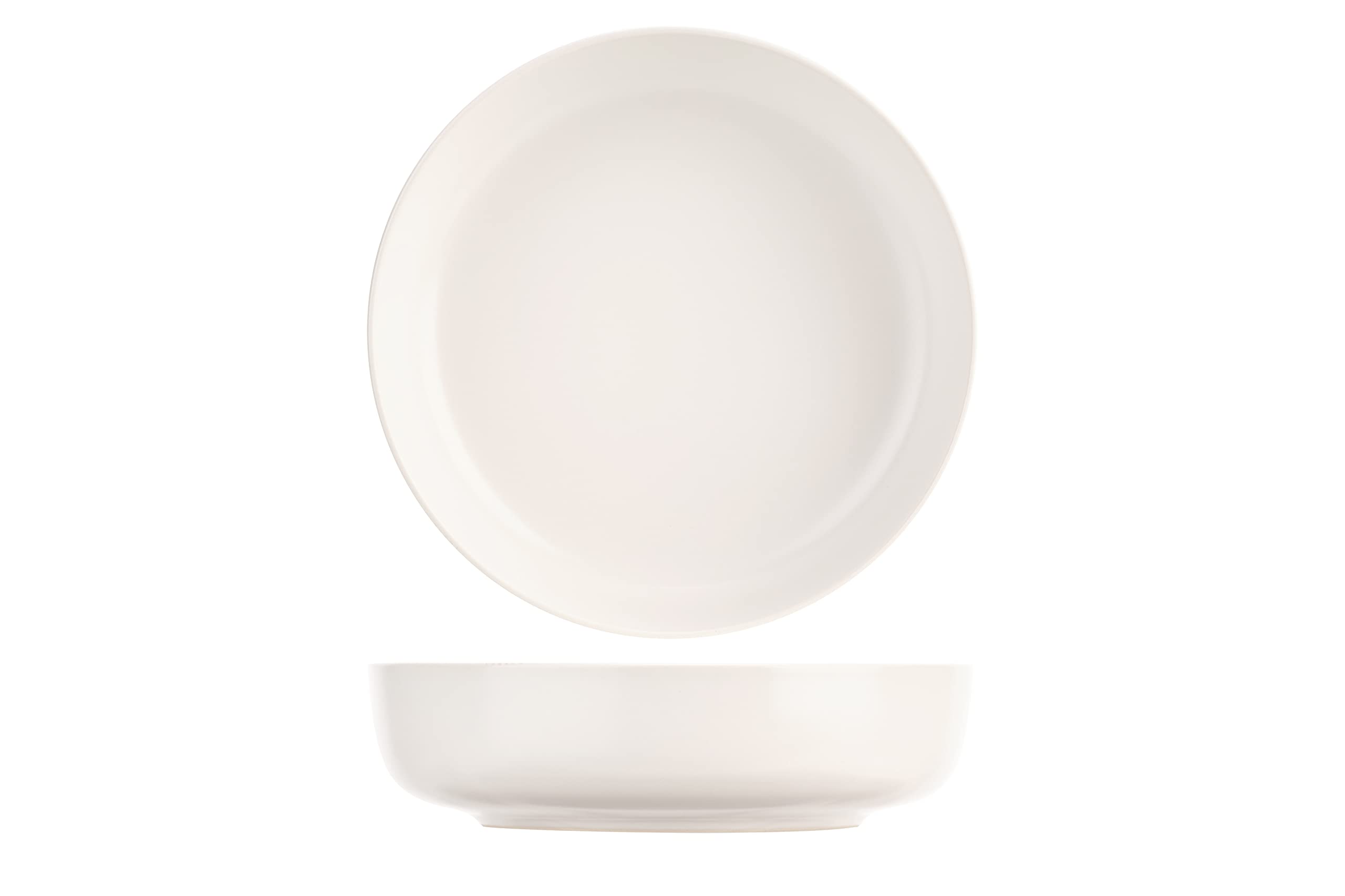 COSY TRENDY Baltic Soup Bowls White/Grey D18.5 x H5 cm Set of 6