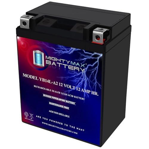Mighty Max Battery YB14L-A2 12V 12Ah Battery for...