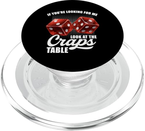 Se stai cercando me guarda il gioco dazzardo Craps PopSockets PopGrip per MagSafe da tavolo
