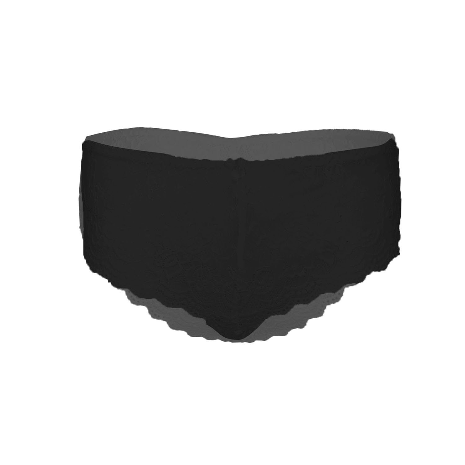 myza Women's Polyester/Spandex Front Butterfly Patch g stringthong Panty(Pack of 1)(RIOE-PN-75011_Black)(Small)-picture-14