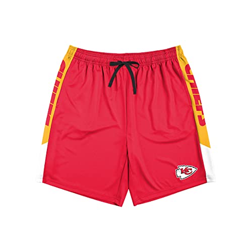 Image of FOCO NFL Mens NFL Team Logo Side Stripe Training Shorts