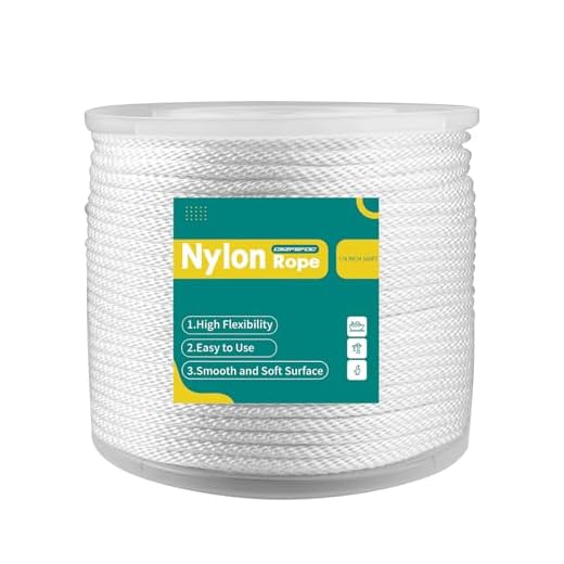 1/4 Inch Nylon Rope 500 Ft Braid