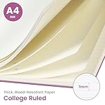 Taja Spiral Lined Notebook, 8.5"x11" Notebooks for Work, Large A4 Journal for Women & Men, College Ruled Journaling Notebook for Writing, Plastic Cover Spiral Journal, Purple - Image 3