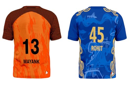 Image of Sports India IPL Cricket Team T Shirt Jersey Combo for (Kid's, Boy's & Mens) L744