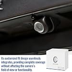 Car Camera Lens Protector, 360° All-Round Protection High-Transparency Anti-Scratch Waterproof, Rainproof Easy Adhesive Installation for Instant Protection (2 Pcs)