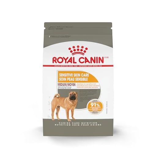 Royal Canin Canine Care Nutrition Medium Sensitive Skin Care Adult Dry Dog Food, 6 lb Bag